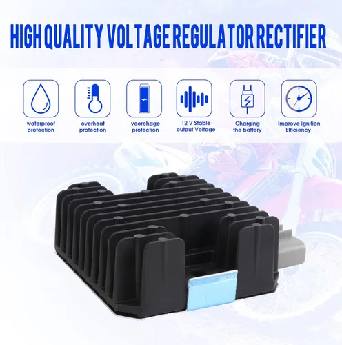 Vista 7 de 4014856, 4016868 Regulador de Voltaje Rectificador mosfet 65A Compatible con Polaris Ranger/RZR 500 570 900 1000 XP Turbo Sportsman/Scrambler 850