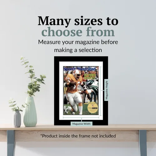 Vista 41 de Creative Picture Frames - Marco de fotos para revistas Sports Illustrated, de 8 x 10.5 pulgadas, adecuado para ediciones de coleccionista