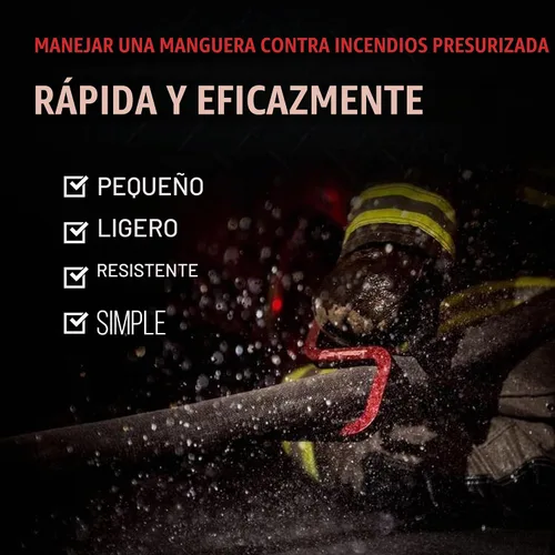Vista 2 de Motis - Herramienta de Arrastre para Bomberos, una Potente Herramienta Multiusos para Bomberos, Herramientas de Bomberos, Roja