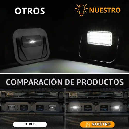Vista 5 de Jinfili Luz LED de Escalón de Compuerta Trasera Kit de Lámpara Multi-Pro para Plataforma de Camioneta accesorios de Repuesto para GMC Sierra 1500 2