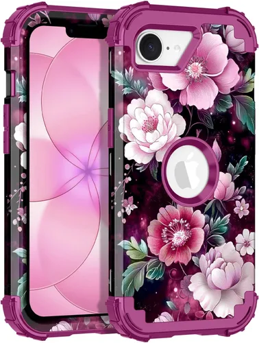 Vista 33 de Rancase Funda para iPhone 11, tres capas de alta resistencia a prueba de golpes, protección de plástico duro + funda protectora de goma de silicona