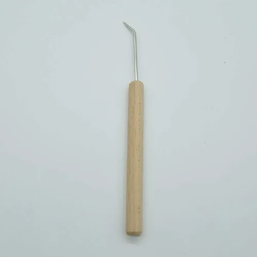 Vista 9 de EXCEART - Telar de tejido de madera de haya maciza con gancho de ganchillo, kit de telar ligero para tejer bufanda y manualidades fáciles de hacer