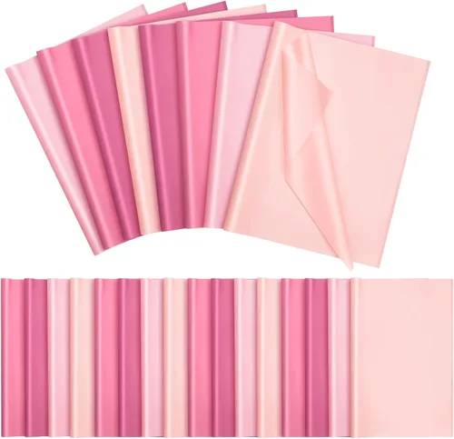 Vista 28 de Qilery - 500 hojas de papel de seda negro a granel para bolsas de regalo de 15 x 20 pulgadas, sin ácidos, para regreso a clases, papel de regalo