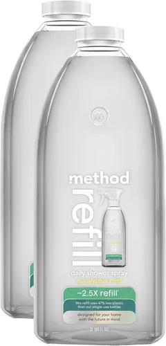 Vista 10 de method Recambio diario de limpiador de ducha, menta eucalipto, 68 onzas