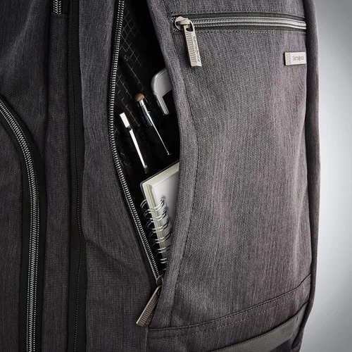 Vista 9 de Samsonite Mochila de viaje moderna, color carbón jaspeado, talla única