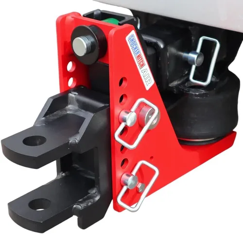 Vista 6 de Shocker - Kit de remolque para receptor de aire, para montaje en granja, se adapta a enganche de 2-1/2 pulgadas, tiene combo negro de bolas de 2