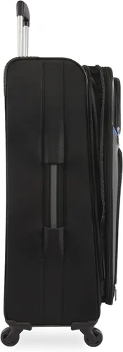 Vista 3 de Nautica Seascape Collection 4pc Softside Luggage Set BlackBlue