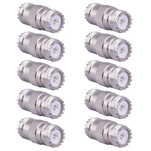 Vista 7 de XRDS -RF UHF PL-259 a SO239 - Conector adaptador hembra (2 unidades NO para televisores)