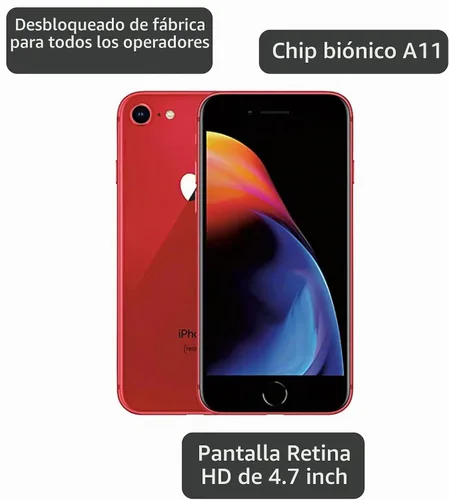 Vista 2 de Apple iPhone 8 64GB Desbloqueado - Rojo