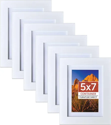 Vista 15 de Container Furniture Direct Marcos de fotos colgantes de 11 x 14 pulgadas para pared con plexiglás y doble colgador de montaje para formatos Negro
