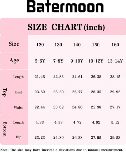 Vista 9 de Conjunto de traje de baño tankini para niñas, de dos piezas, estampado y parte inferior de bikini de 5 a 14 años