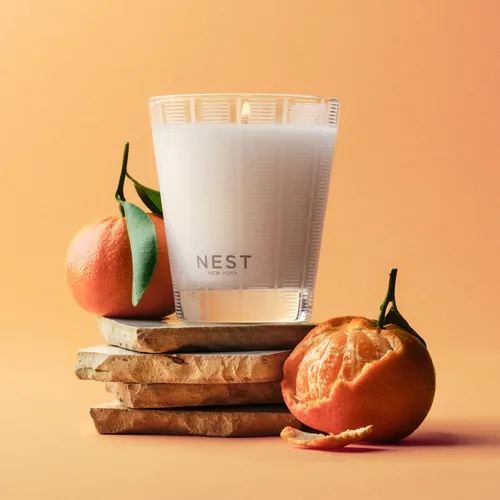 Vista 3 de NEST New York Vela clásica perfumada, mandarina siciliana, 8.1 onzas, tiempo de combustión de hasta 60 horas, recipiente de vidrio reutilizable