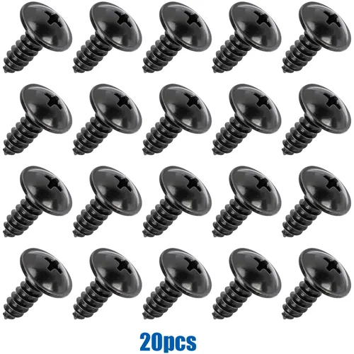 Vista 7 de 20pcs M4.8-0.063x0.591 in Cubierta de parachoques Fender Liner & Rocker Panel Moldeo Tornillo de Tapping para Nissan & Infiniti 01451-00841