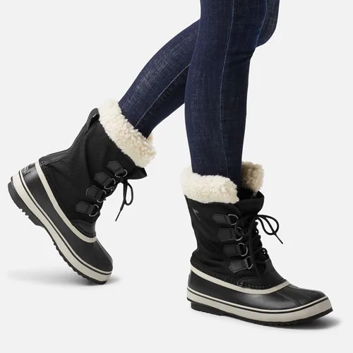 Vista 6 de Sorel Botas de carnaval de invierno para mujer, lluvia y nieve, impermeables, color marrón camello, talla, Nieve, marrón