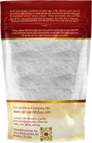 Vista 2 de Spicy World Bolsa a granel de ácido ascórbico de 1 libra, polvo puro de vitamina C, 100% puro, grado alimenticio, se puede utilizar para enlatar