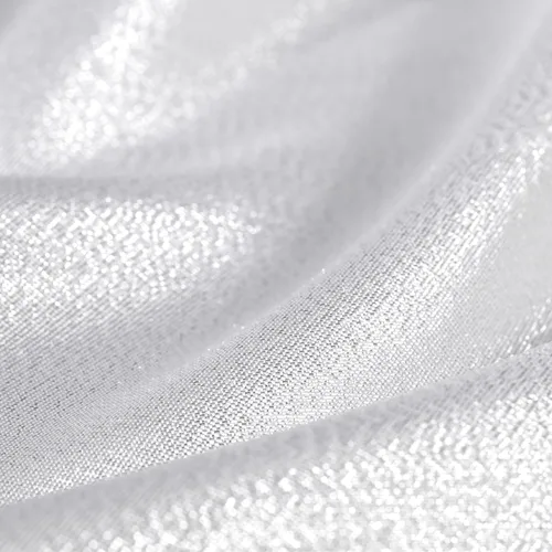 Vista 7 de Cortina de ducha con purpurina blanca plateada: cortinas de ducha de tela lavable brillante brillante para baño, cortina de baño de lujo de satén