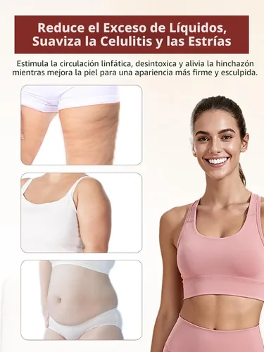 Vista 3 de Masajeador de drenaje linfático y herramienta de masaje anticelulitis, reduce las estrías y la celulitis, para piernas, brazos y vientre, máquina