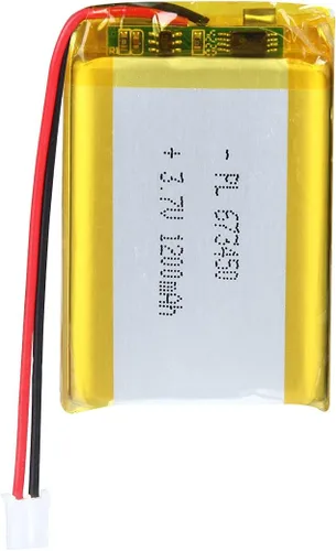 Vista 35 de Batería de 3.7V 200mAh 502025 Li-ion Li-Po recargable de iones de litio con conector de paso de 2P PH 0.079 in