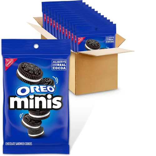 Vista 15 de Go-Cup - Paquete surtido de mini galletas OREO, mini galletas CHIPS AHOY, RITZ Bits de queso, Teddy Grahams de miel, Nutter Butter Bites, Mini Nilla