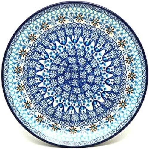 Vista 14 de Plato de cerámica polaca - Ensalada/Postre (7 3/4") - Otoño