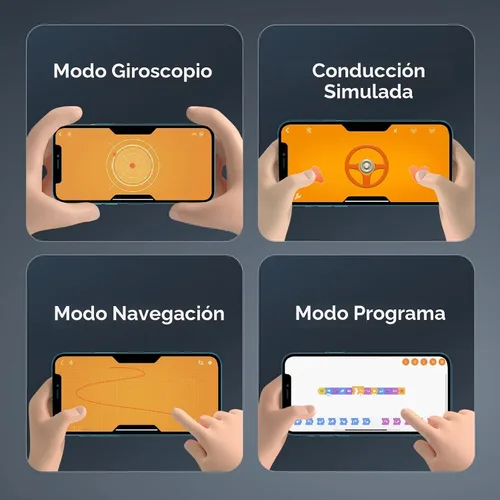 Vista 8 de OWNONE 1 Kits de Construcción de Súper Autos - con Ruedas de Deriva Fáciles, Función de Control Remoto, Puertas Eléctricas de Ala de Gaviota - Juego