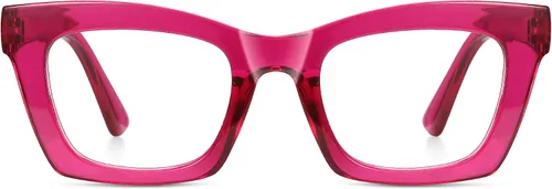 Vista 14 de Reading Glasses for Women - Stylish Blue Light Blocking Glasses Square Readers with Spring Hinge