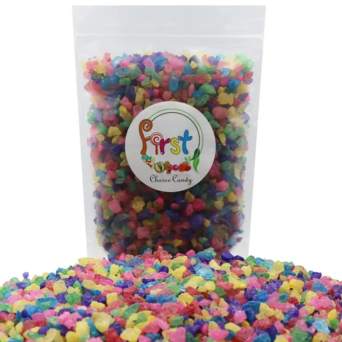 Vista 2 de FirstChoiceCandy Rock Candy Crystals Bolsa a granel de 2 libras (surtida)