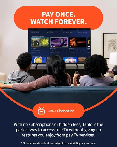 Vista 3 de Tablo TV 4ta Generación DVR 2-Sintonizador Over-The-Air (OTA) - Mira, Pausa y Graba TV en Vivo, Noticias, Deportes y Películas en Toda Tu Casa a