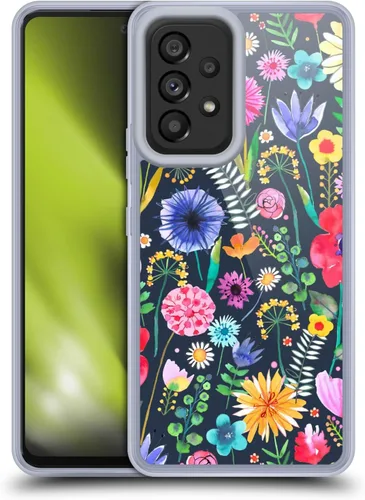 Vista 10 de Head Case Designs Officially Licensed Ninola Butterfly Nature Spring Floral Gel Case [Military Grade Protection] Compatible with Samsung Galaxy A53