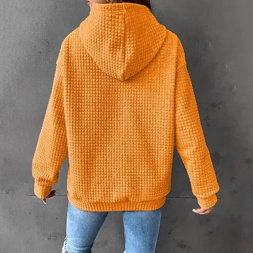 Vista 28 de SHAOBGE Sudaderas con capucha de gran tamaño para mujer, sudaderas con capucha para entrenamiento, suéteres casuales y cómodos trajes de moda
