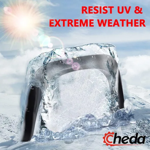 Vista 7 de CHEDA Aletas para parachoques, Compatible con Ford F150 SVT Raptor 2009 2010 2011 2012 2013 2014, Cubierta de rueda estilo de fábrica, FO1268100