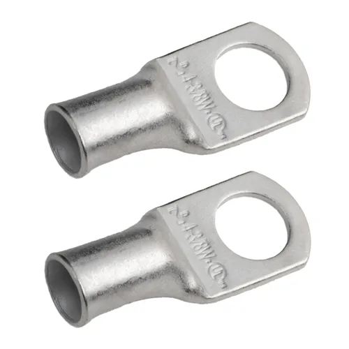 Vista 159 de SELTERM 5 piezas terminales de cable de cobre estañado 1/0 AWG perno de 1/2", extremos de cable de batería, terminales de anillo, conectores