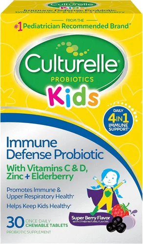Vista 5 de Culturelle Paquetes de probióticos + fibra para niños (mayores de 3 años), 60 unidades, salud digestiva y apoyo inmunológico, ayuda a restaurar