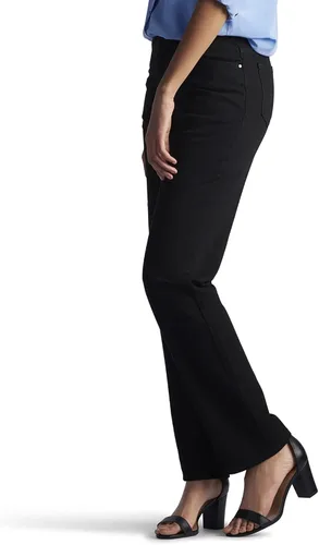 Vista 3 de Lee Jeans de pierna recta de algodón para mujer, ajuste relajado