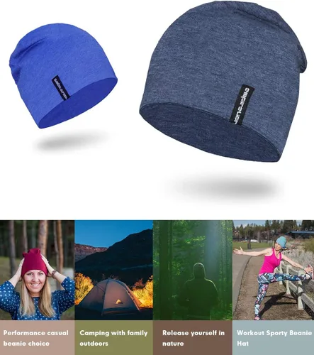 Vista 4 de EMPIRELION - Gorros de 9 pulgadas, multifuncionales, ligeros, para correr, para hombre y mujer