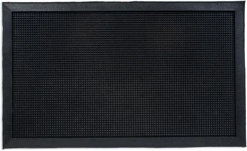 Vista 13 de DII Colección de felpudos de goma para todo tipo de clima, 18x30, entramado de diamante marrón