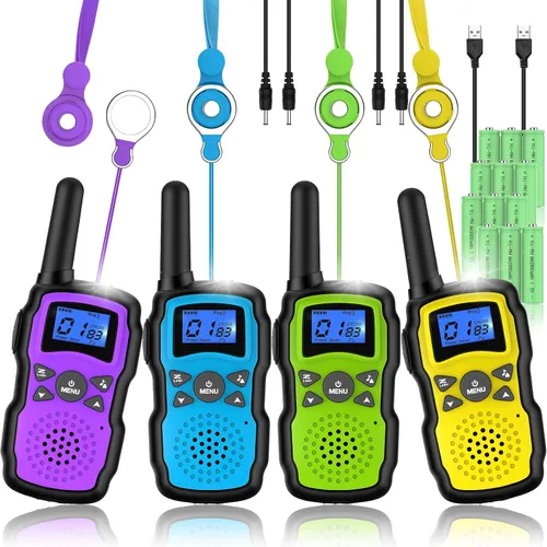 Vista 10 de Wishouse Walkie Talkies para niños recargable