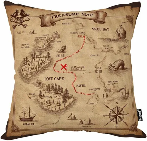 Vista 12 de Mugod Beach Rules - Funda de almohada con texto en inglés "Go for a Walk Relax", estilo pastoral con letras azules y blancas, fundas de almohada