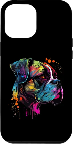 Vista 26 de Boxer Dog Lovers Pop Art Design Cute Boxer Dog Case for iPhone 16