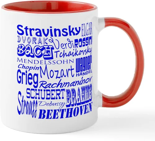 Vista 8 de CafePress Classical Composers - Taza de café de cerámica de 11 oz (11.0 fl oz)