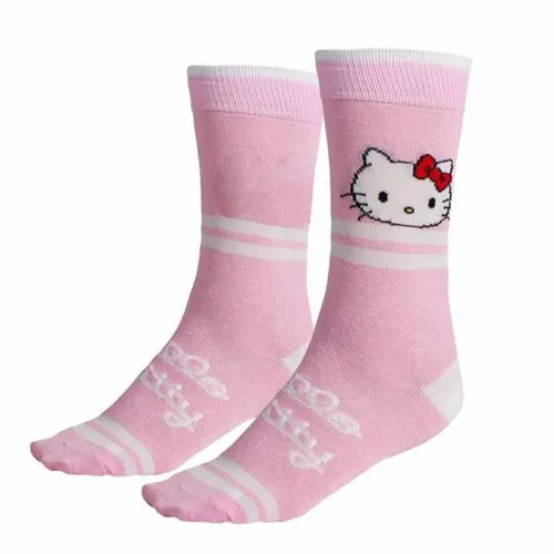 Vista 4 de Calcetines Hello Kitty Rosa 36-43