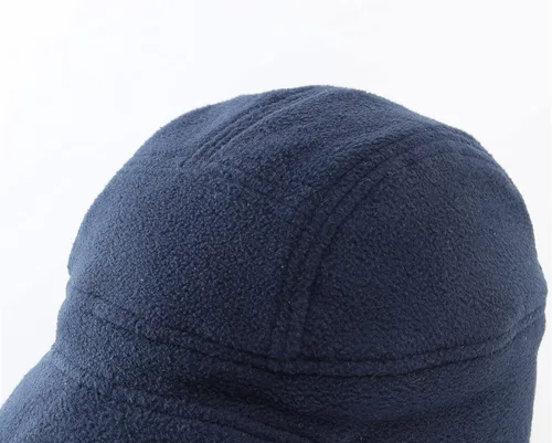 Vista 5 de Connectyle Sombreros de invierno cálidos de forro polar para hombre con visera resistente al viento con orejeras