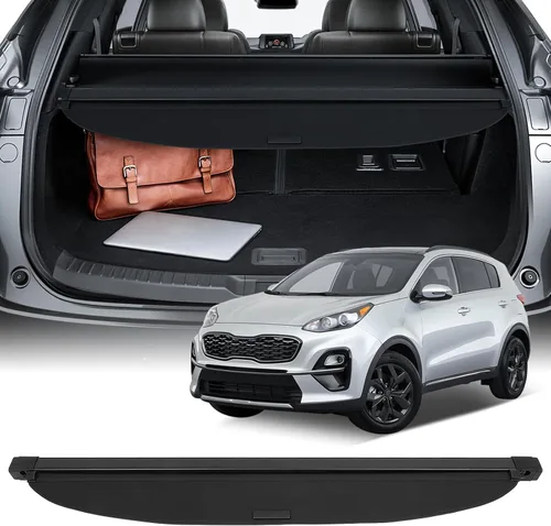 Vista 78 de SCITOO Funda de Carga 2011-2015 Compatible con Smart Fortwo 2008-2015 Compatible con Smart Fortwo 1.0L Funda Trasera Retráctil Mejorada con Aluminio