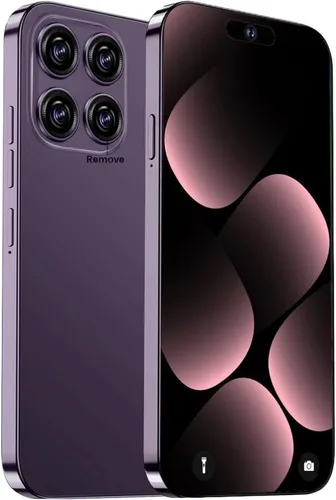 Vista 10 de A15 Pro Max Teléfono Desbloqueado, 8+256GB, Teléfono celular de 6.8 pulgadas HD, 6800mAh, Android 14, Smartphone con cámara de 48MP+108MP, Teléfono