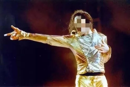 Vista 3 de Para MJ Michael World Tour Gold History Chaqueta con pantalón Mj Disfraz