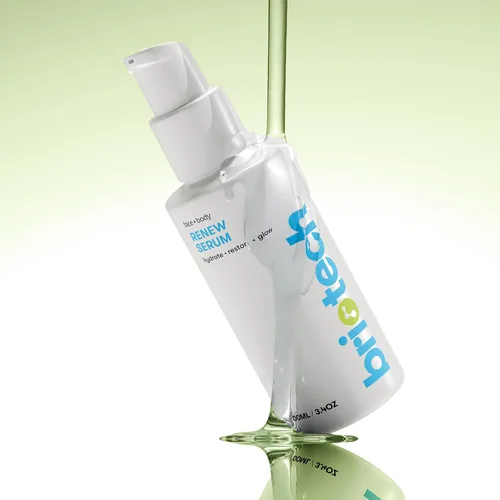Vista 4 de BRIOTECH Renew Serum, gel mineral de ácido hipocloroso, suaviza la apariencia de la línea fina, suaviza la piel para la cara, cuello, pecho