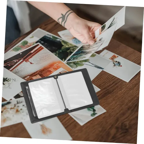 Vista 8 de STOBOK 2pcs Cute Cow Pattern Photo Album Practical Storage Book for Cards Photos Smooth Material for Students Memory Keeping Lightweight Chic Design