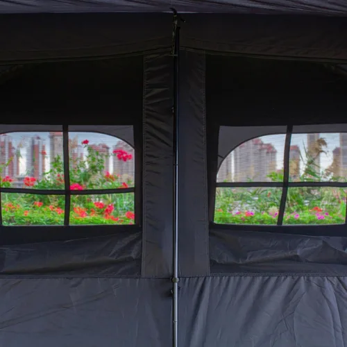 Vista 15 de KTT Extra Large Tent 6-10-12-14 Person(A),Family Cabin Tents,2 Rooms,3 Doors and 3 Windows with Mesh,Straight Wall,Waterproof,Double Layer,Big Tent