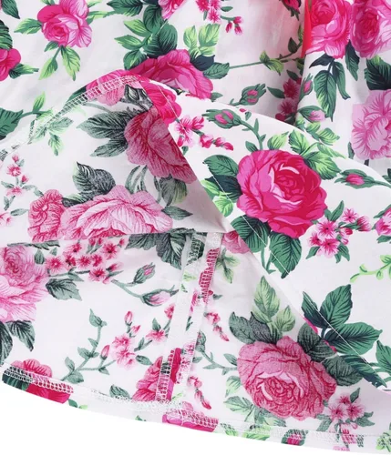 Vista 73 de Vestido de verano para niña, de algodón, con diseño floral