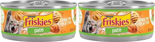 Vista 10 de Alimento húmedo para gatos Classic Pate de Purina Friskies, 5.5 onzas